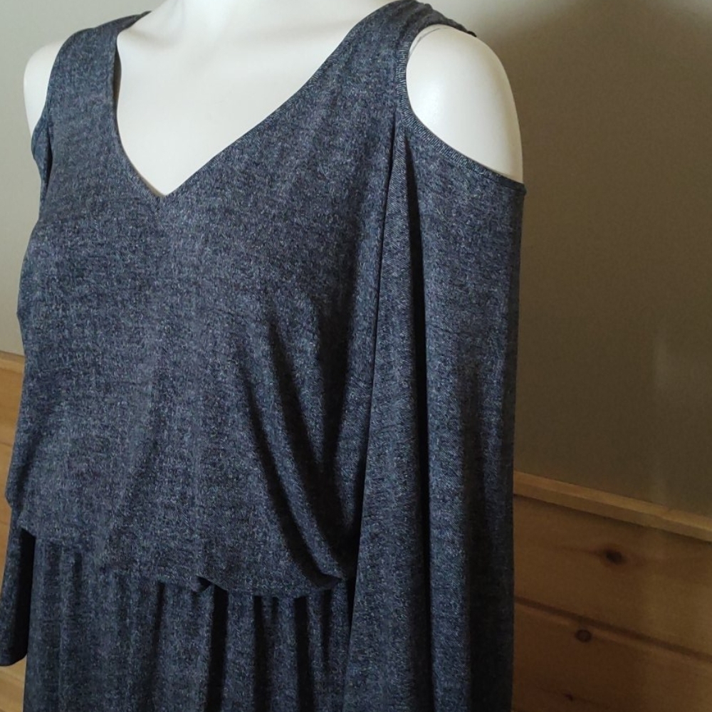 Sz 14W London Times Cold-shoulder Dress - Picture 2 of 8